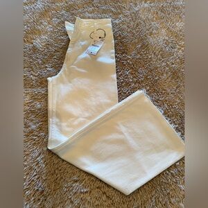 NWT! Zara Marine Pant/Jeans. White. Size: 4